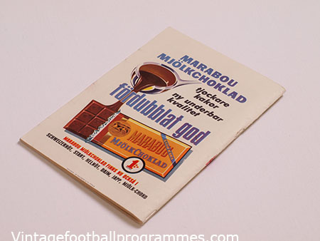 1958 World Cup Final Programme, Sweden Vs Brazil football programme for ...